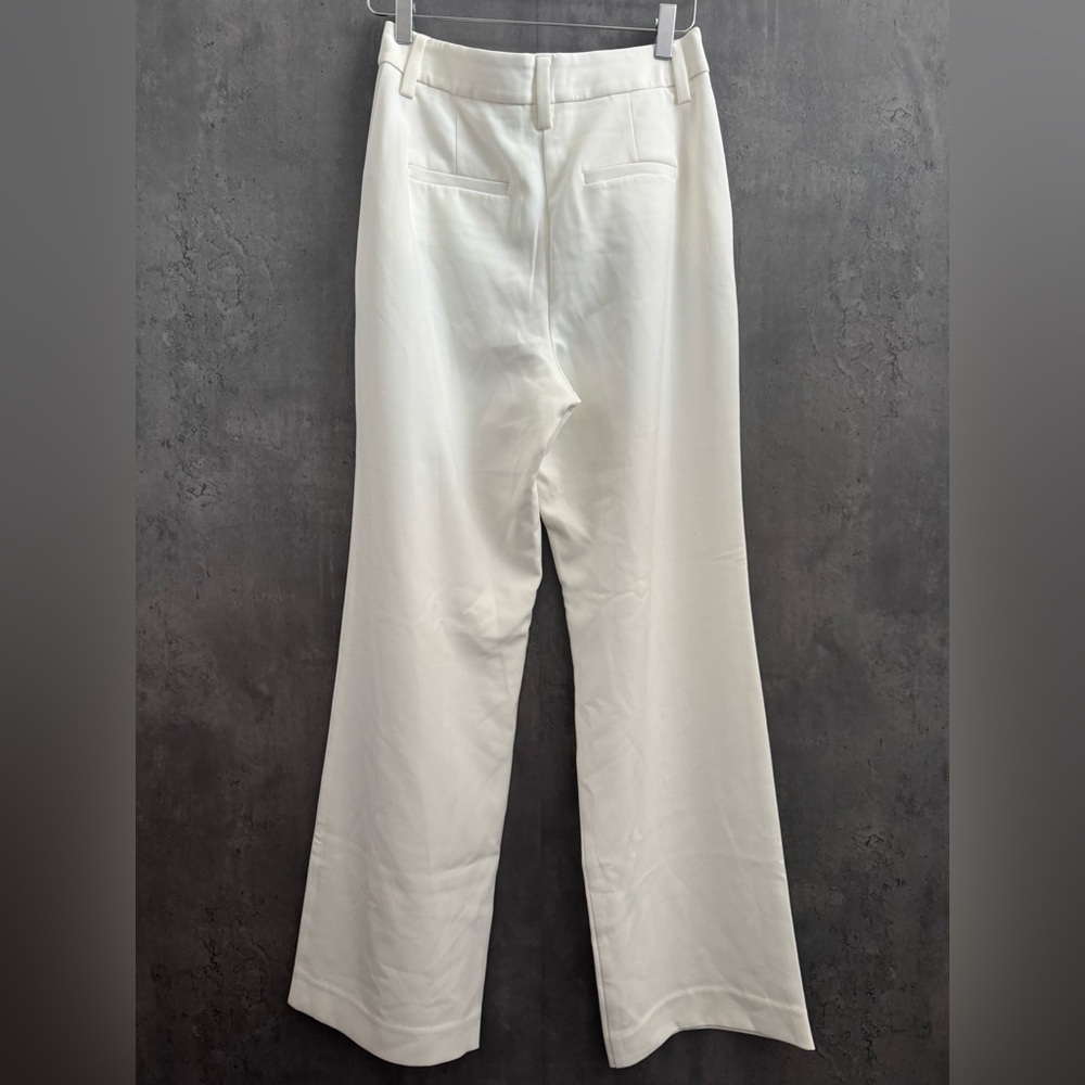 Reformation Ivory Pants Trousers size 4 B690 - Picture 3 of 4